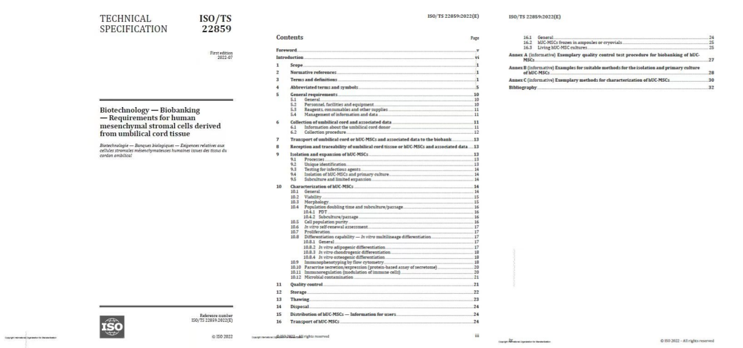 走进圣胞儿<sup>®</sup>：质量标准与数据并行，ISO 22859让你秒变hUC-MSCs专家